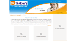 Desktop Screenshot of drthakkers.com